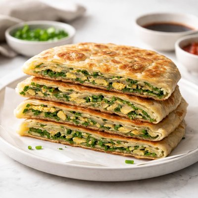 Chinese chive pancake