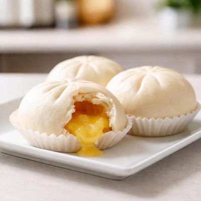 Chinese custard bun