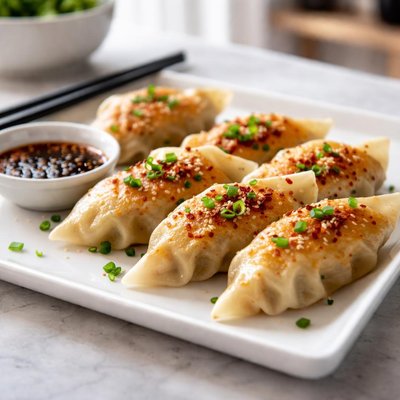 Chinese grilled ravioli