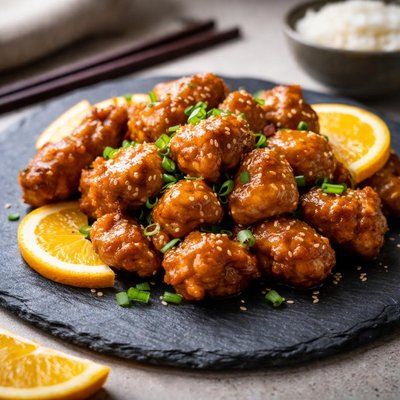 Chinese orange chicken