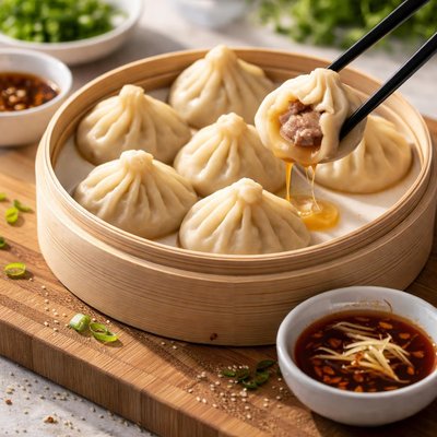 Chinese pork soup dumpling