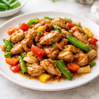 Chinese stir fry chicken