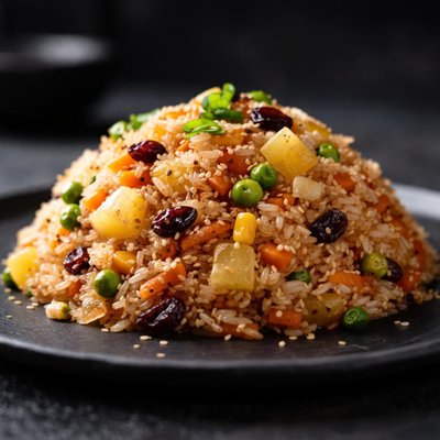 Chinese sweet fried rice