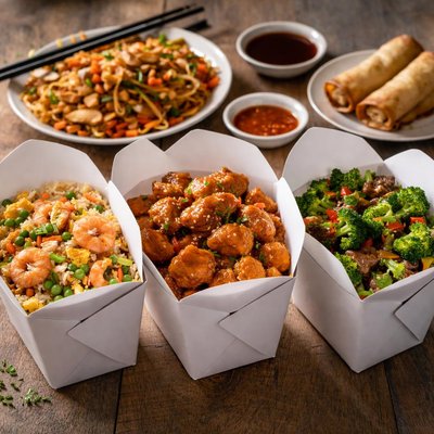 Chinese takeout food