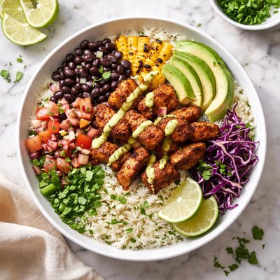 Chipolte chicken burrito bowl