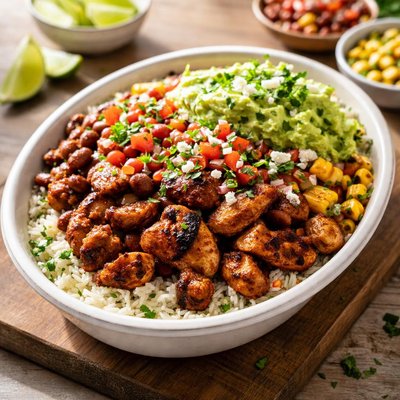 Chipotle al pastor bowl double chicken