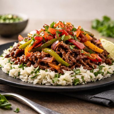 Chipotle barbacoa fajita vegetable rice
