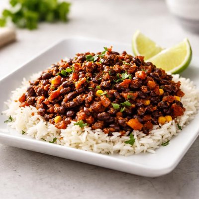 Chipotle beans and rice