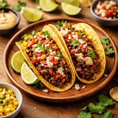 Chipotle beef taco