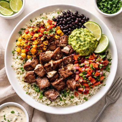 Chipotle bowl steak