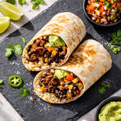Chipotle brisket burrito