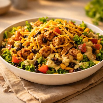 Chipotle cheddar salad
