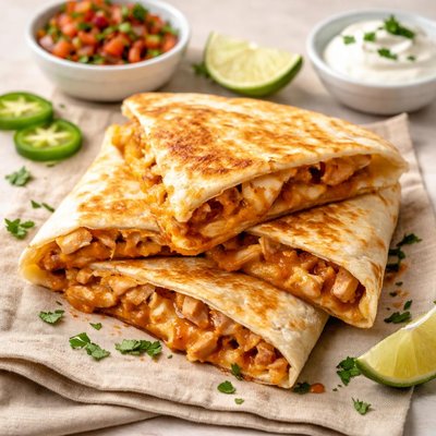 Chipotle cheese quesadilla