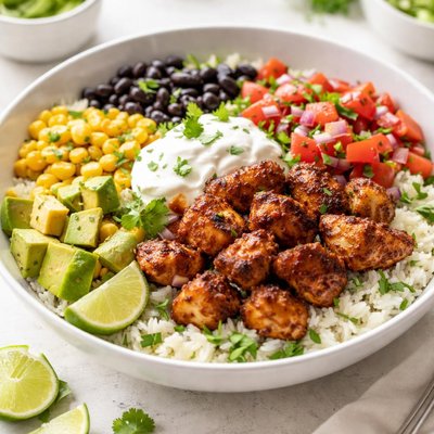 Chipotle chicken burrito bowl