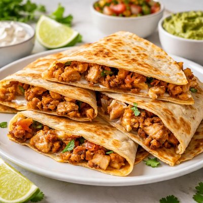Chipotle chicken quesadilla