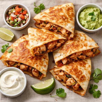 Chipotle chiken quesdilla