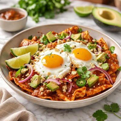 Chipotle chilaquiles