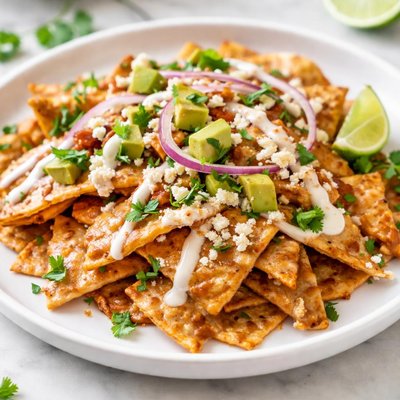 Chipotle cream chilaquiles