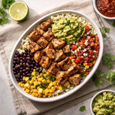 Chipotle double chicken bowl