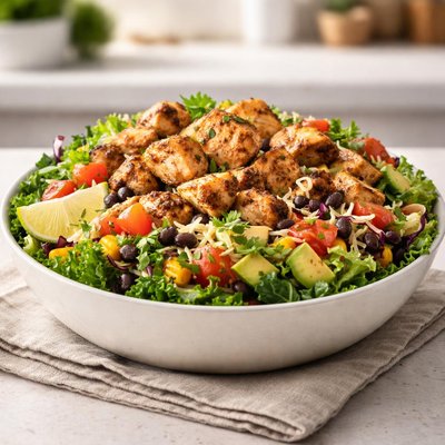 Chipotle double chicken salad