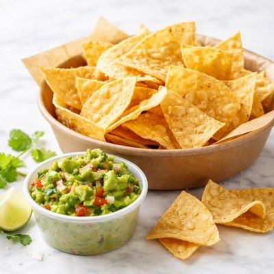 Chipotle regular chips and guacamole