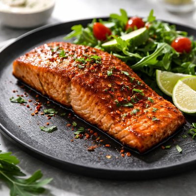 Chipotle roasted salmon