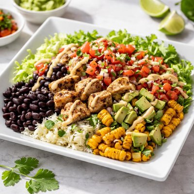 Chipotle salad bowl