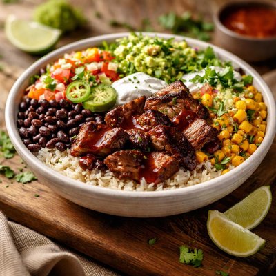 Chipotle smoked brisket bowl