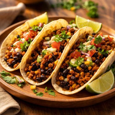 Chipotle sofrita taco black beans