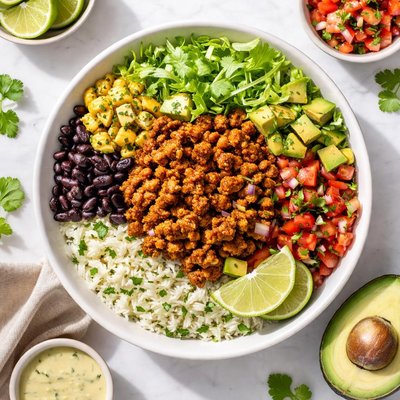 Chipotle sofritas bowl