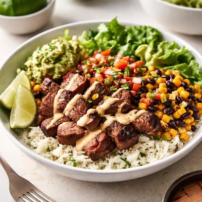 Chipotle steak bowl