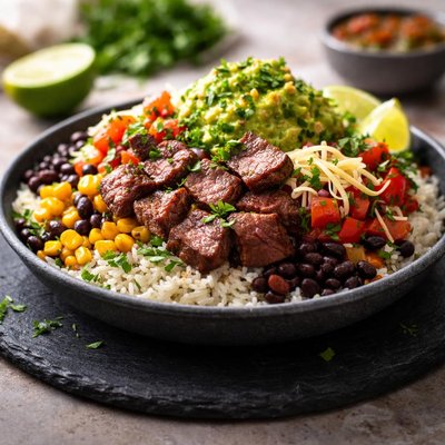 Chipotle steak burrito bowl