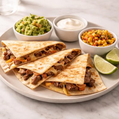 Chipotle steak quesadillas kids
