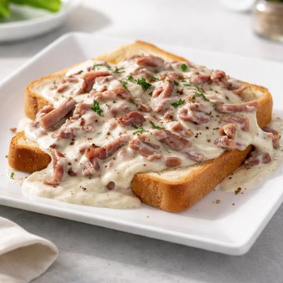 Chipped beef and sauce