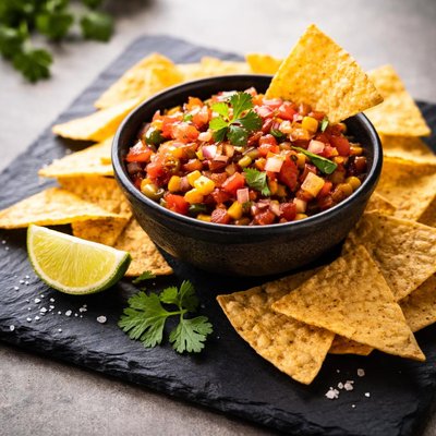 Chips salsa