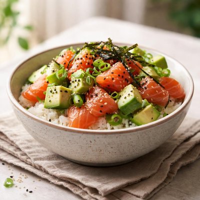 Chirashi saumon avocat