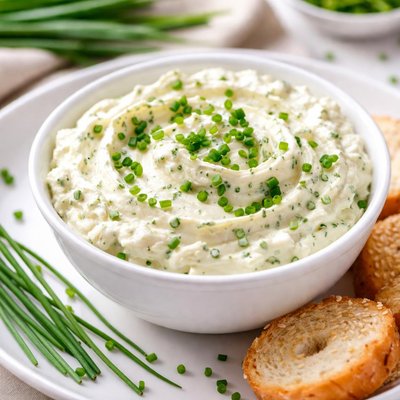 Chive cream cheese