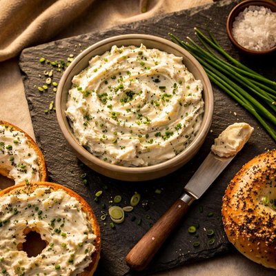 Chive onion cream cheese