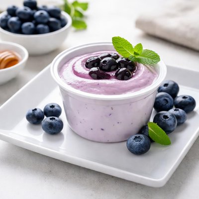 Chobani blueberry less sugar
