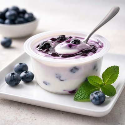 Chobani blueberry yoghurt