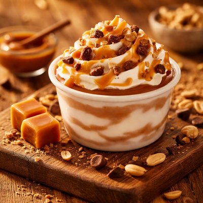 Chobani caramel sundae