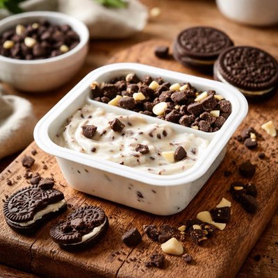 Chobani flip cookies amd cream