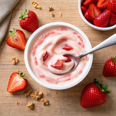 Chobani greek yogurt with strawberry