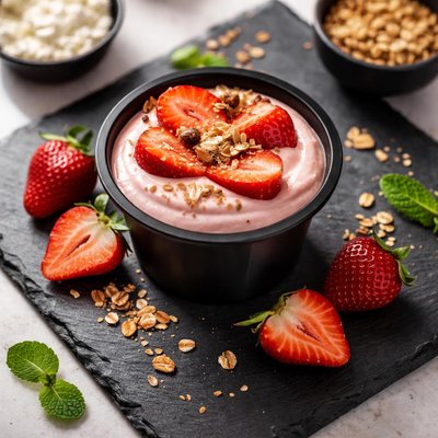 Chobani protein fit strawberry