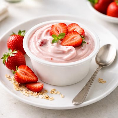 Chobani strawberry yogurt