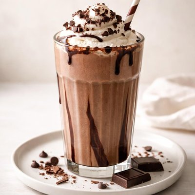Choc milk shake