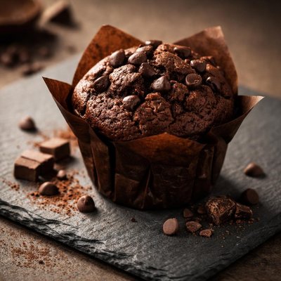 Choc muffin