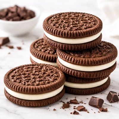 Choclate cream cookie