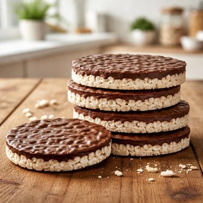 Choclate rice cakes