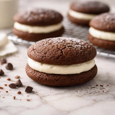Choclate whoopie cookie